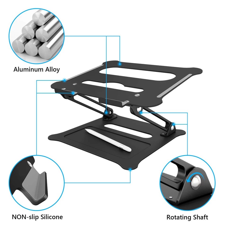 Stand Laptop Aluminium Universal Holder Laptop Folding VL01