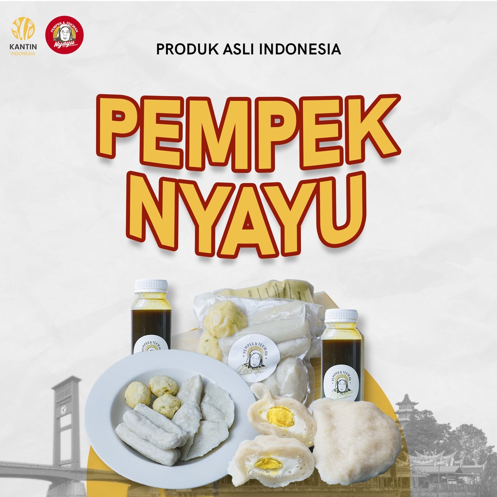 

Frozen Pempek Campur Nyayu Asli Palembang Ikan Tenggiri Dijamin Halal 100%