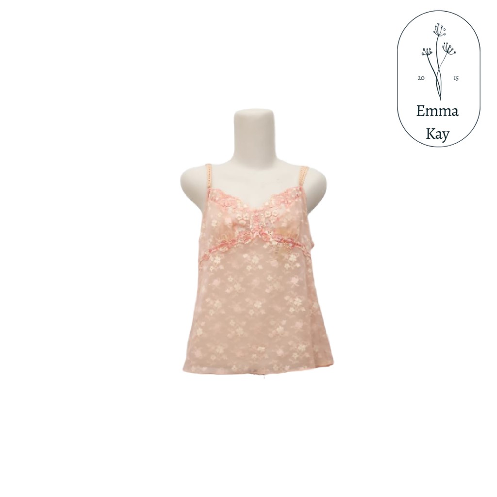 G079 TANKTOP PINK TRANSPARAN