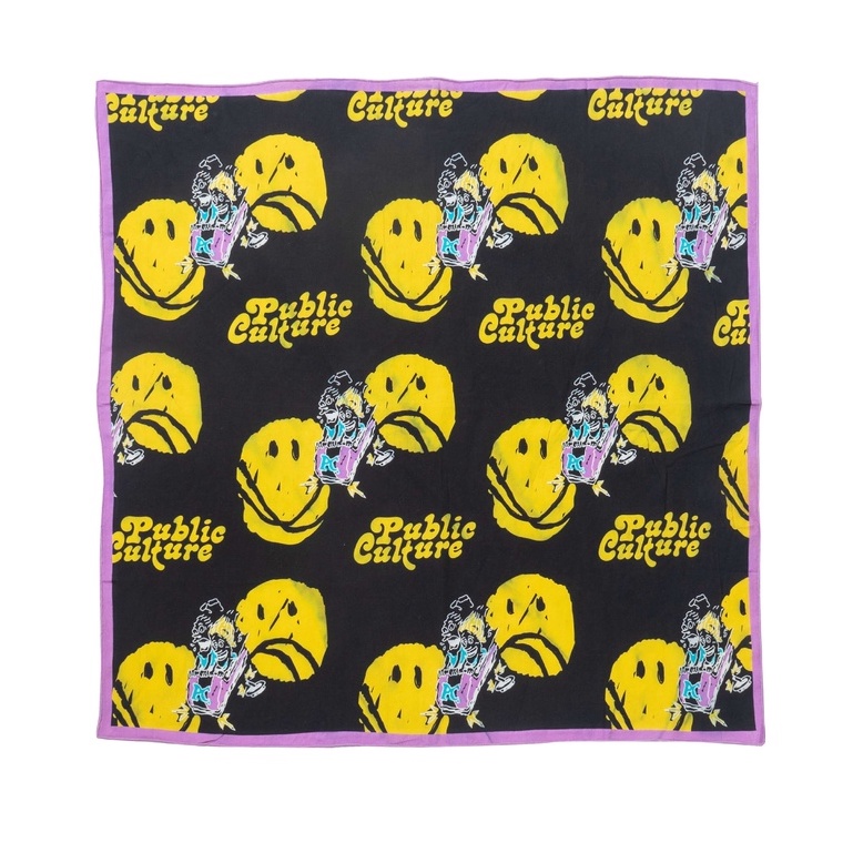 Public Culture - Roller Coaster Bandana - Black