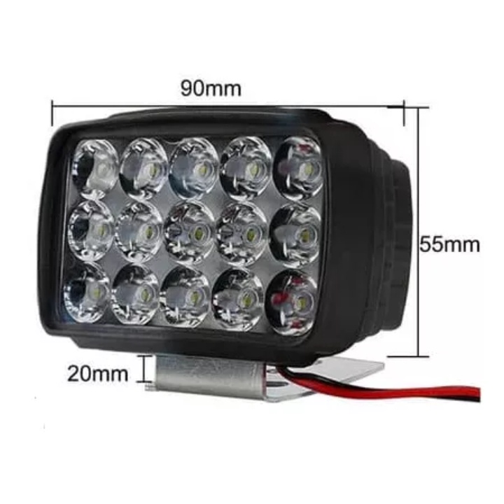 Lampu Tembak Sorot 15 Mata LED 12 volt 15 watt
