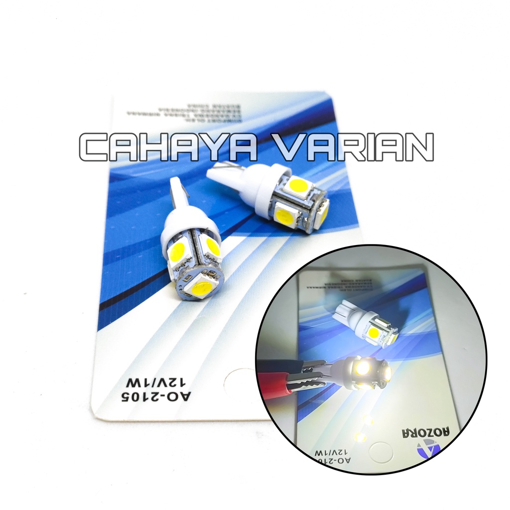 LED JAGUNG MODEL T-10 MODE DIAM  BISA UNTUK SEIN / SENJA / SPEEDOMETER / DASBOR INDIKATOR