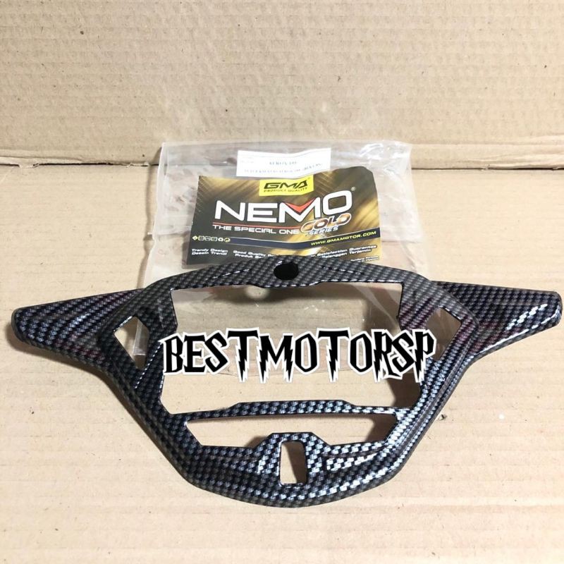 Tutup KM Atas Aerox Carbon Nemo Original Karbon