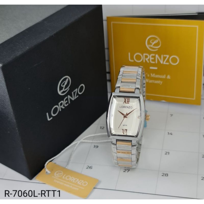 NEW JAM TANGAN WANITA LORENZO 7060L ORIGINAL GARANSI RESMI 1 TAHUN