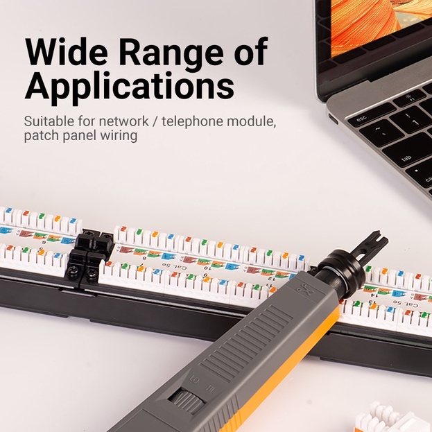 PUNCH DOWN IMPACT TOOL MODULAR JACK VENTION PENGUPAS KABEL - KEC