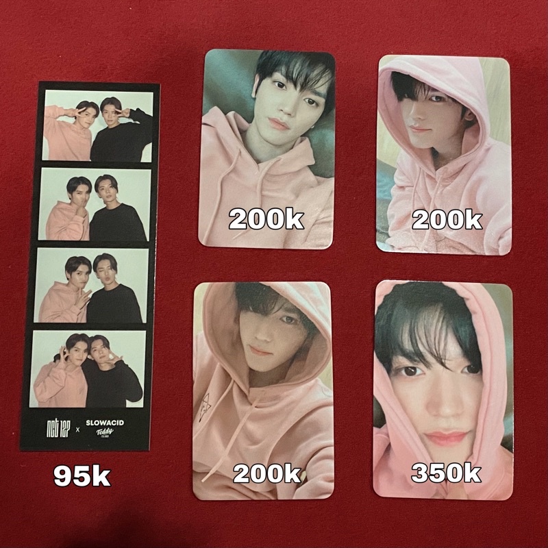 [READY] Original PC Taeyong Slowacid Hoodie Pink AR Ver Photostrip Yuta