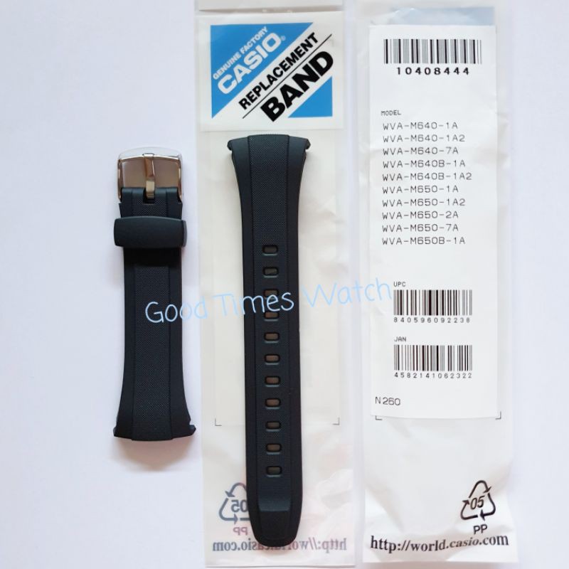 STRAP CASIO WVA M640 WVA M640B WVA M650 WVA M650B WVQ M410 Casio Original