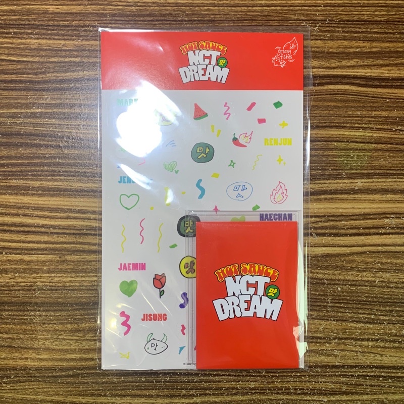 NCT Dream MD Hot Sauce HS Deco Sticker Keyring Keychain Jisung Photo Magnet Phomag Chenle Jeno