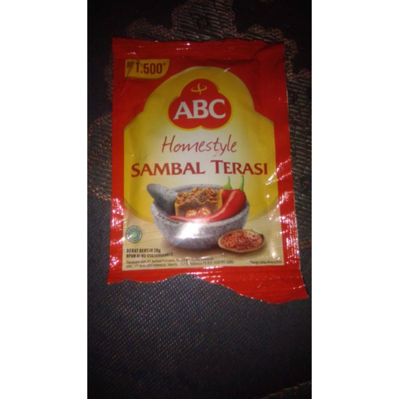 

Sambal terasi ABC sachet