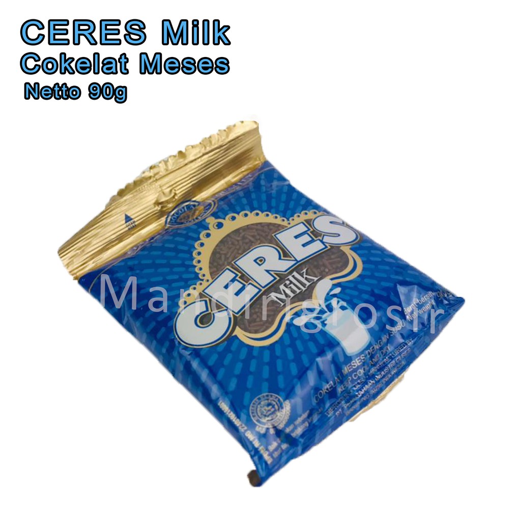 Meses * Cokelat * Meses Dengan susu * Ceres Milk * 80g