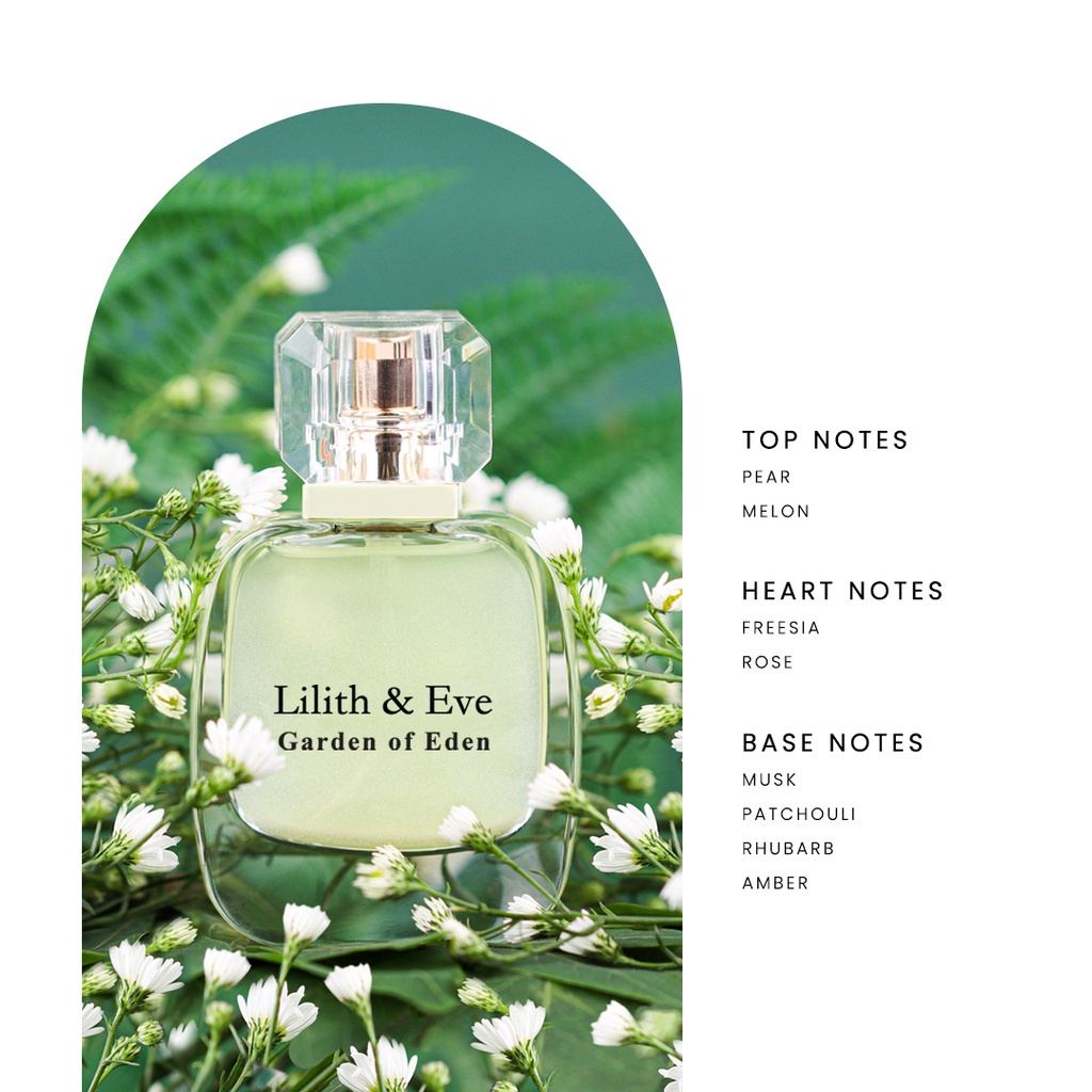 LILITH AND EVE Eau De Parfume EDP Perfume - Parfum Fragrance Minyak Wangi Kulit Badan Tangan Leher Pakaian Tahan Lama