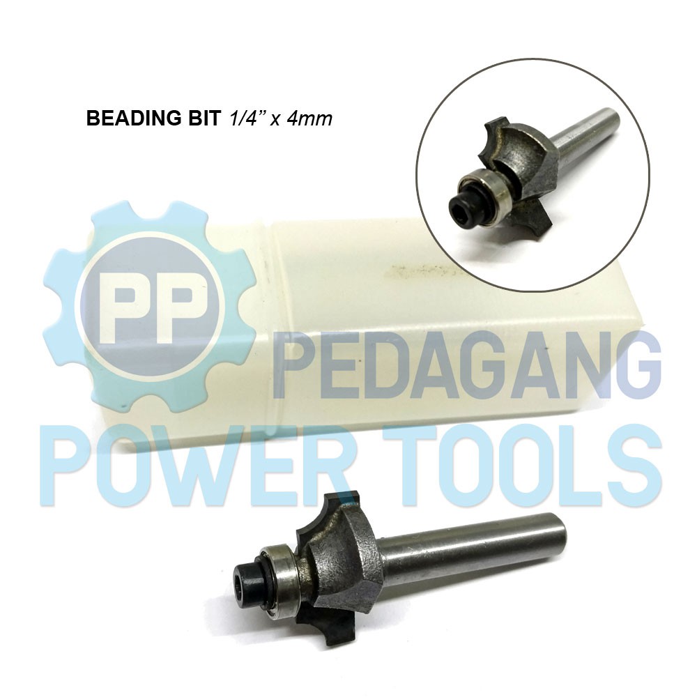 MATA BEADING BIT 4 MM MESIN PROFIL KAYU WOOD TRIMMER ROUTER BIT
