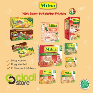 MILNA BISKUIT BAYI 6+ 130g / UNTUK 6 BULAN KEATAS BABY FINGER 8