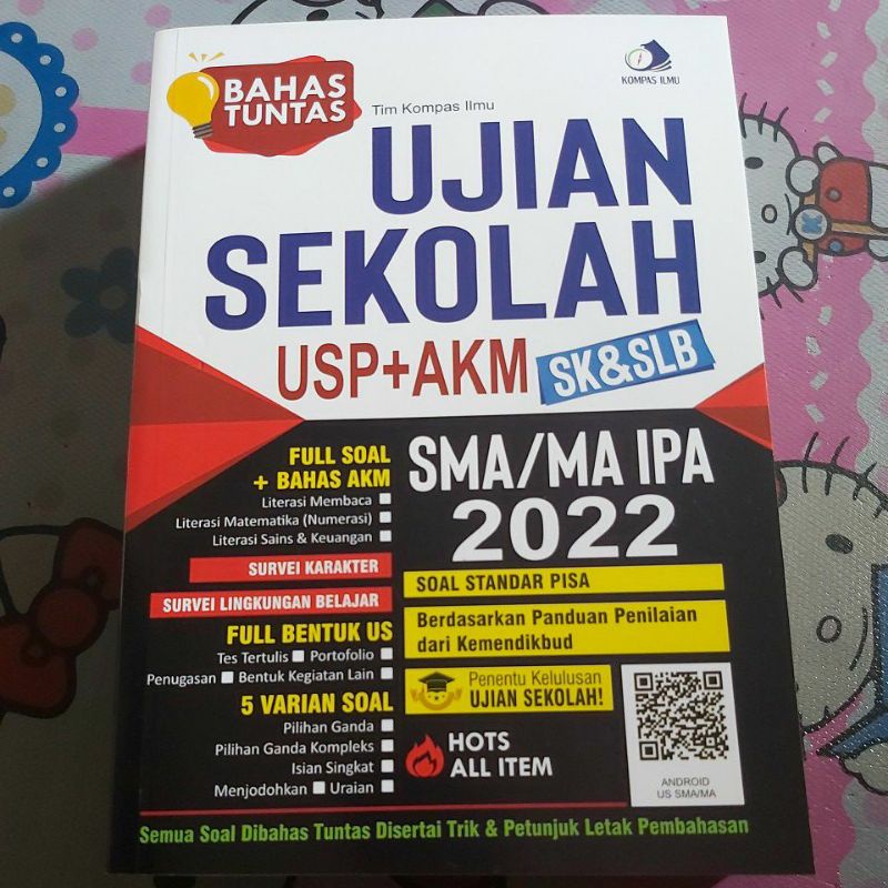 BUKU BAHAS TUNTAS UJIAN SEKOLAH USP AKM SK SLB SMA MA IPA 2022 TIM KOMPAS ILMU