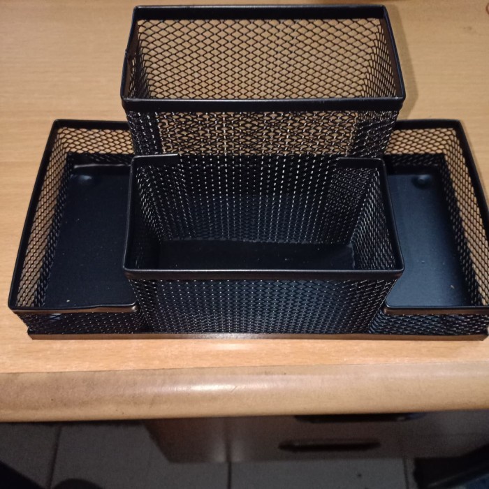 

Mudah Pen Stand/ Caddy Set Besar Kotak Jaring Trendi