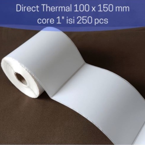 

LABEL BARCODE 100 X 150 KERTAS STICKER THERMAL 100x150 mm isi 350pcs