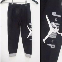 Celana training jogger anak branded Nike black Jordan 1 T