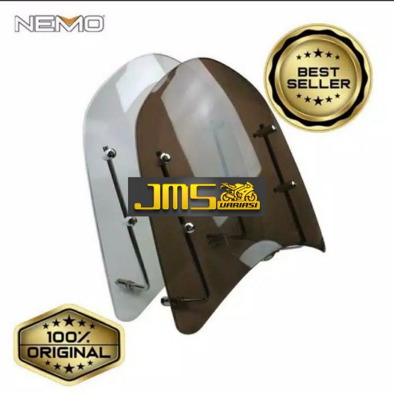 visor winsil kaca angin nemo universal Mio beat Vario genio soul GT 125 mio j Xeon Supra Blade Revo Vega jupiter MX Scoopy smash shogun