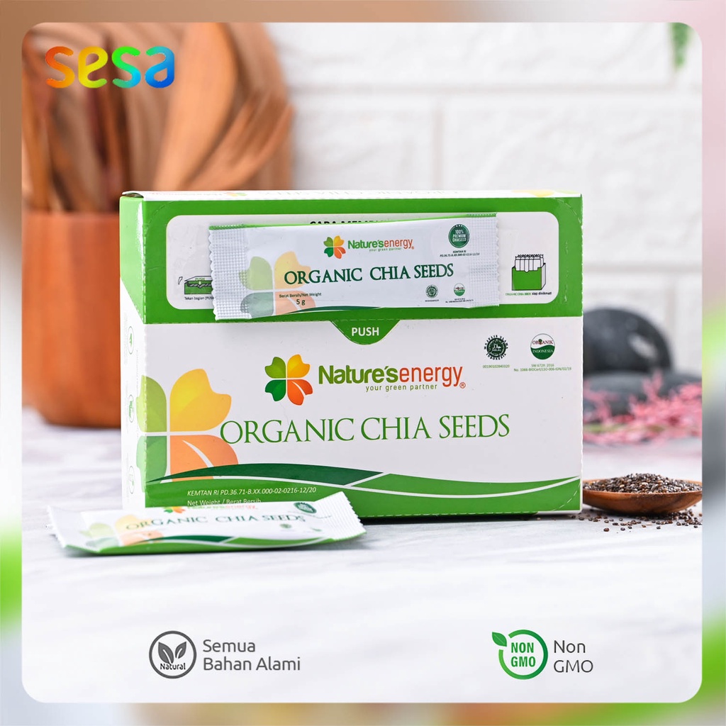 

Nature's Energy - Organic Chia Seeds Sachet 100 g