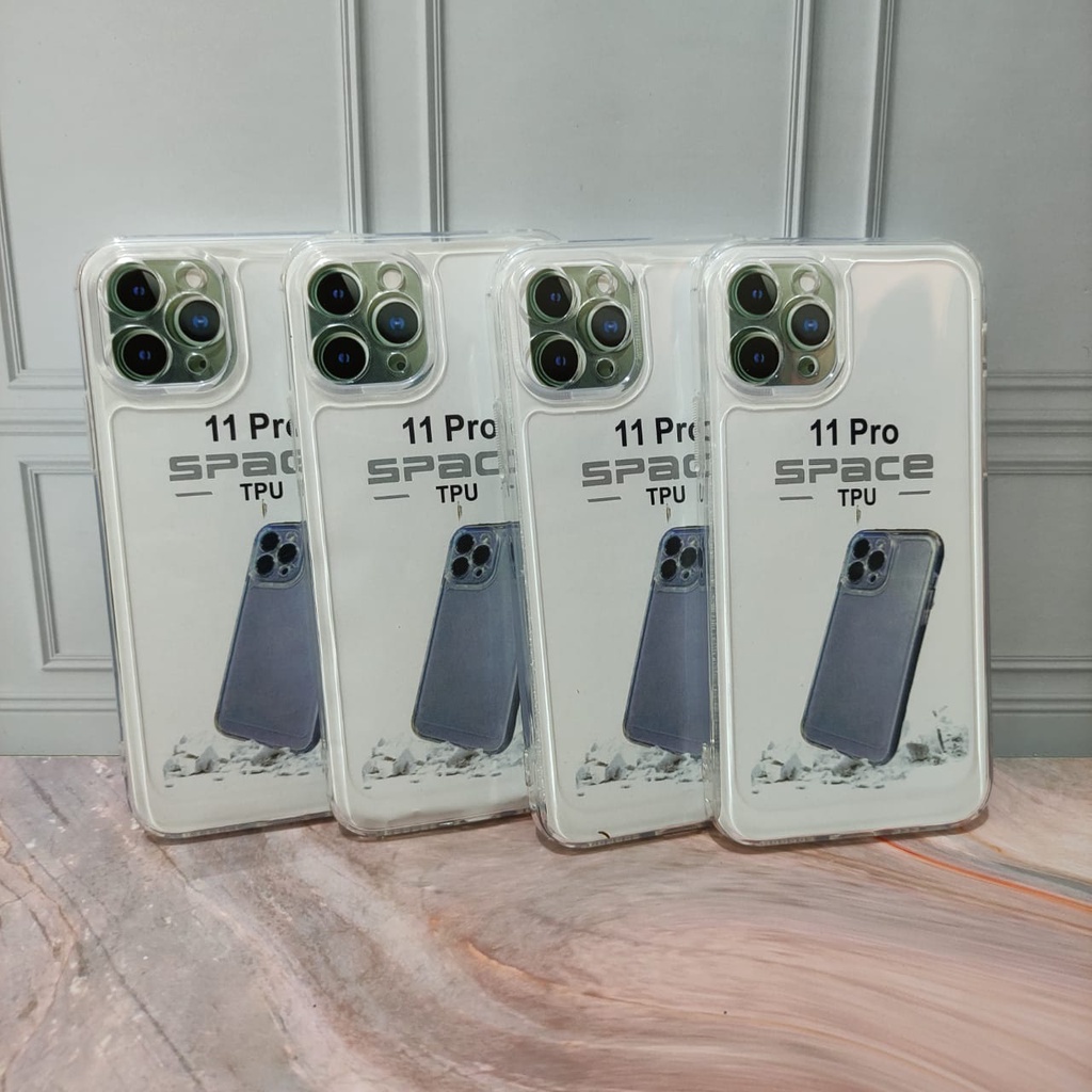 SoftCase Case For Ip 11 11 Pro 11 Pro Max Case Bening Clear Grey SPACE TPU Jelly White_Cell