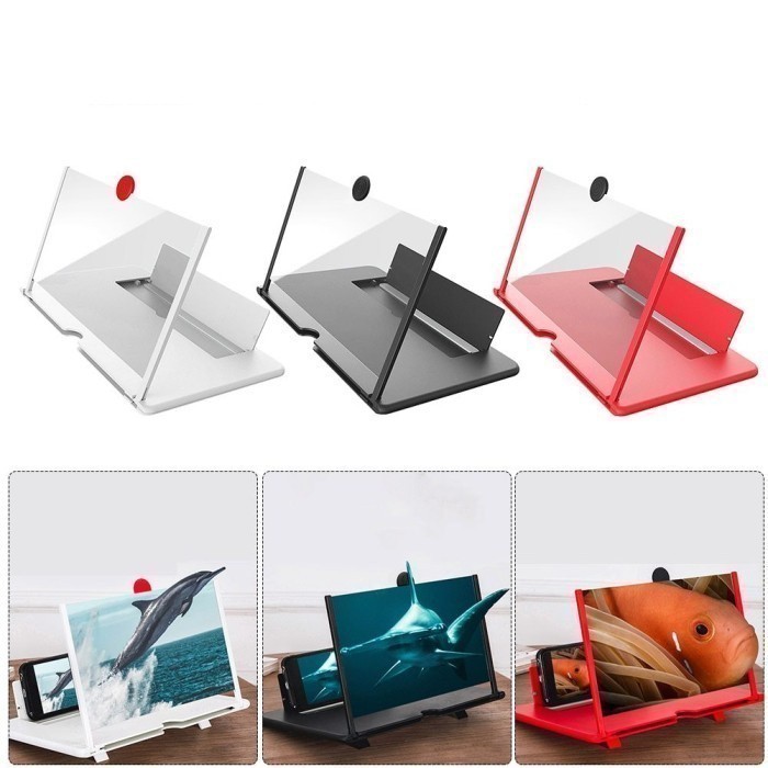 3D Folding Phone Screen Projector Amplifier Pembesar Layar Hp Phone 3D