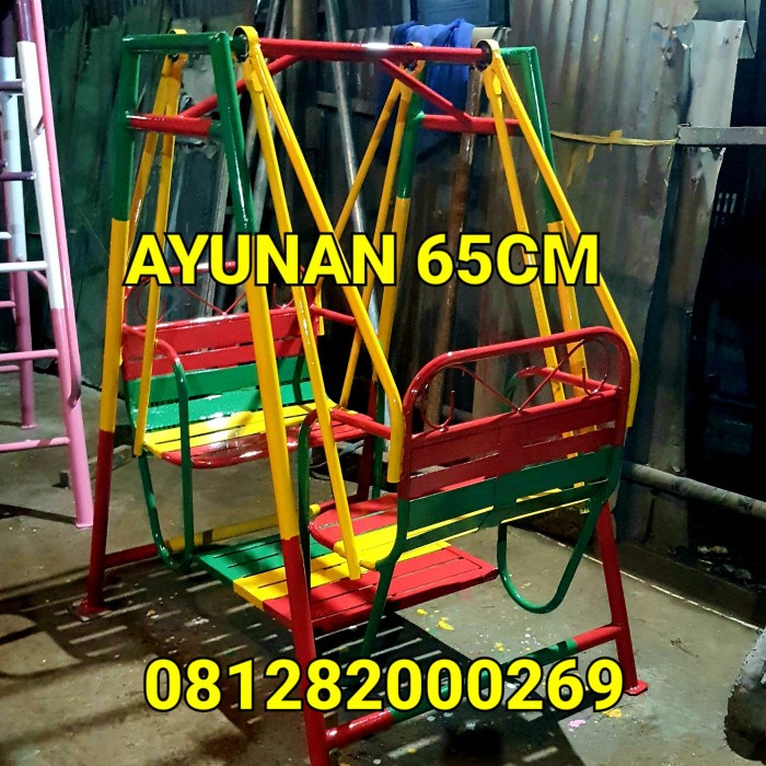 AYUNAN BESI. AYUNAN BANGKU 65CM. BESI CALVANIS