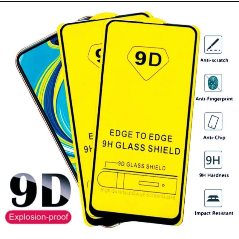 TEMPER GLASS KACA FULL LAYAR 9D HP REALME 8i / REALME 8 / REALME 8 4G/5G / REALME 8 Pro