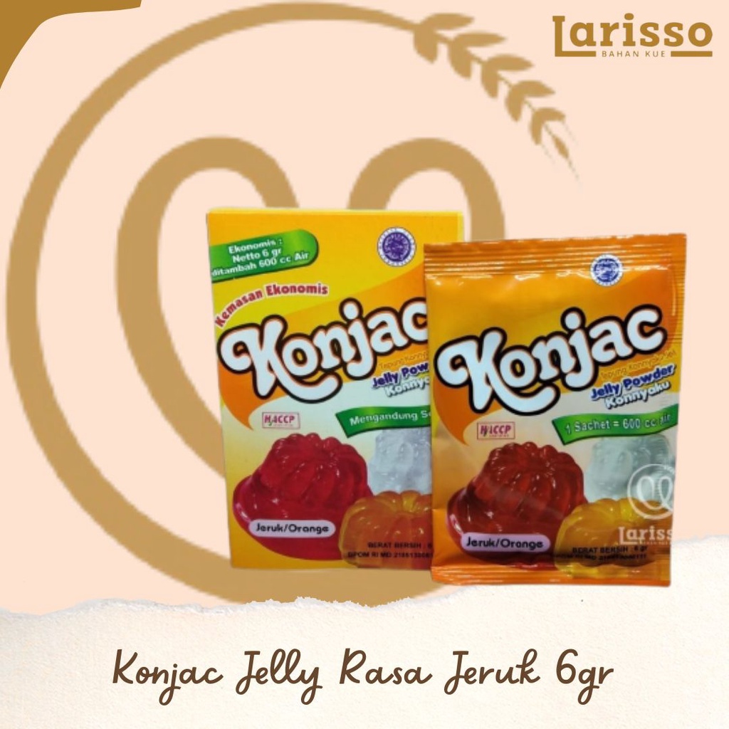 

KONJAC JELLY POWDER EKONOMIS 6GRAM JERUK