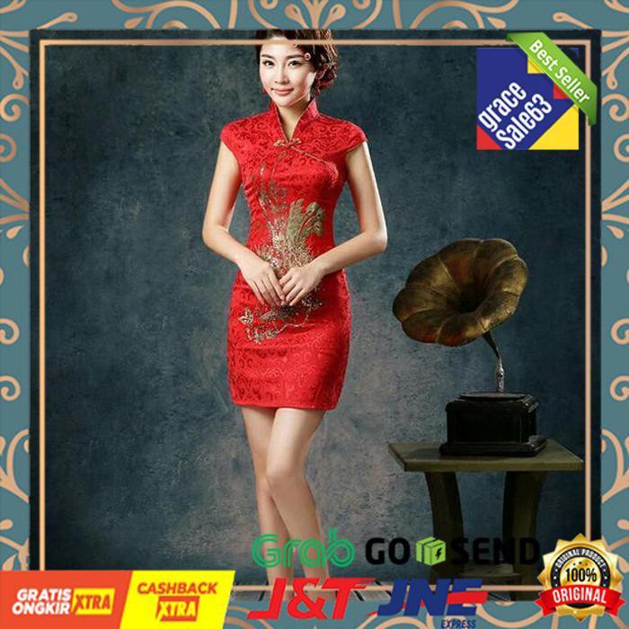 Dress Cheongsam / Dress Shanghai / Dress Wanita Imlek