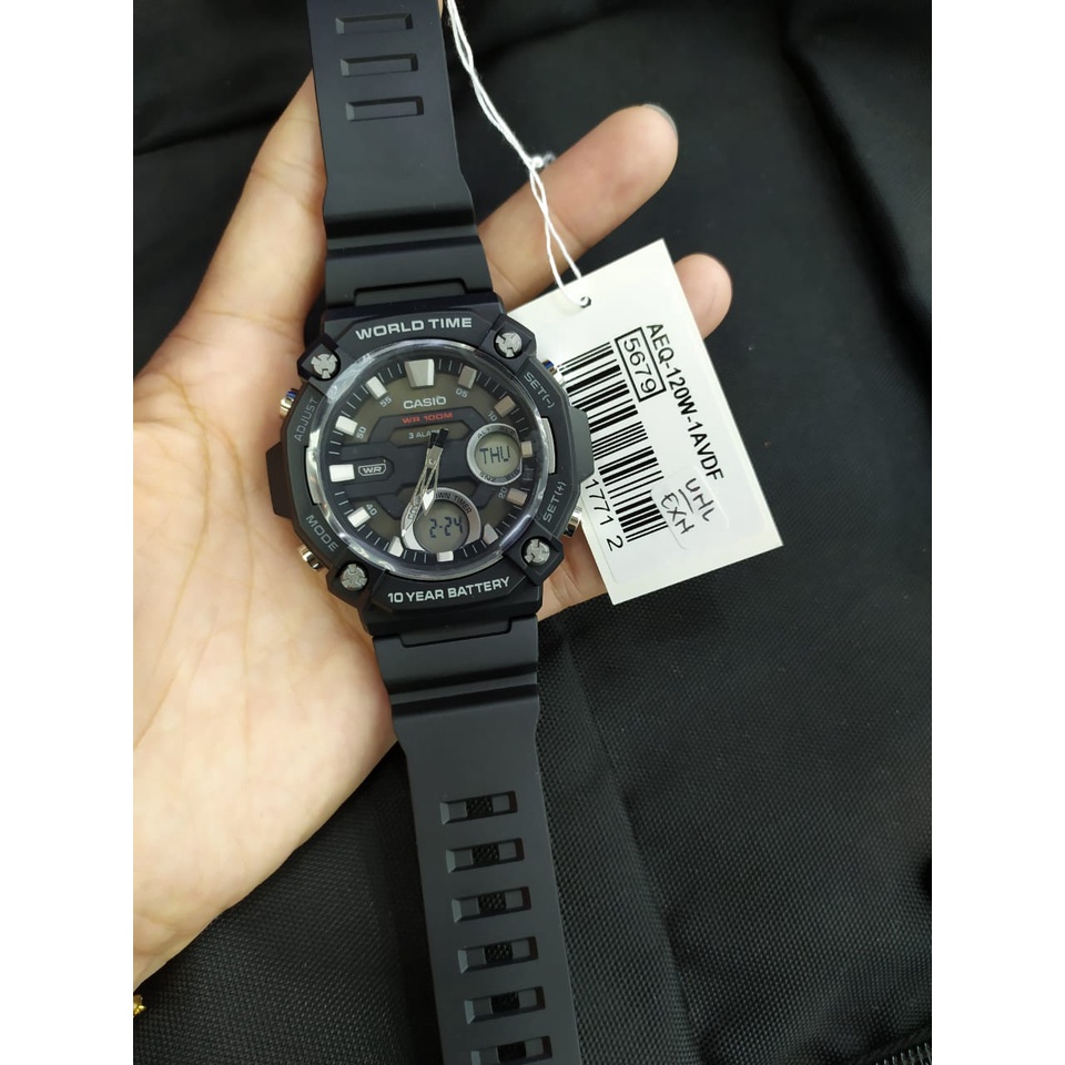 Jam Tangan Casio General AEQ-120W/ AEQ-120W-1AVDF/AEQ-120W-2AVDF/ AEQ-120W-9AVDF Original