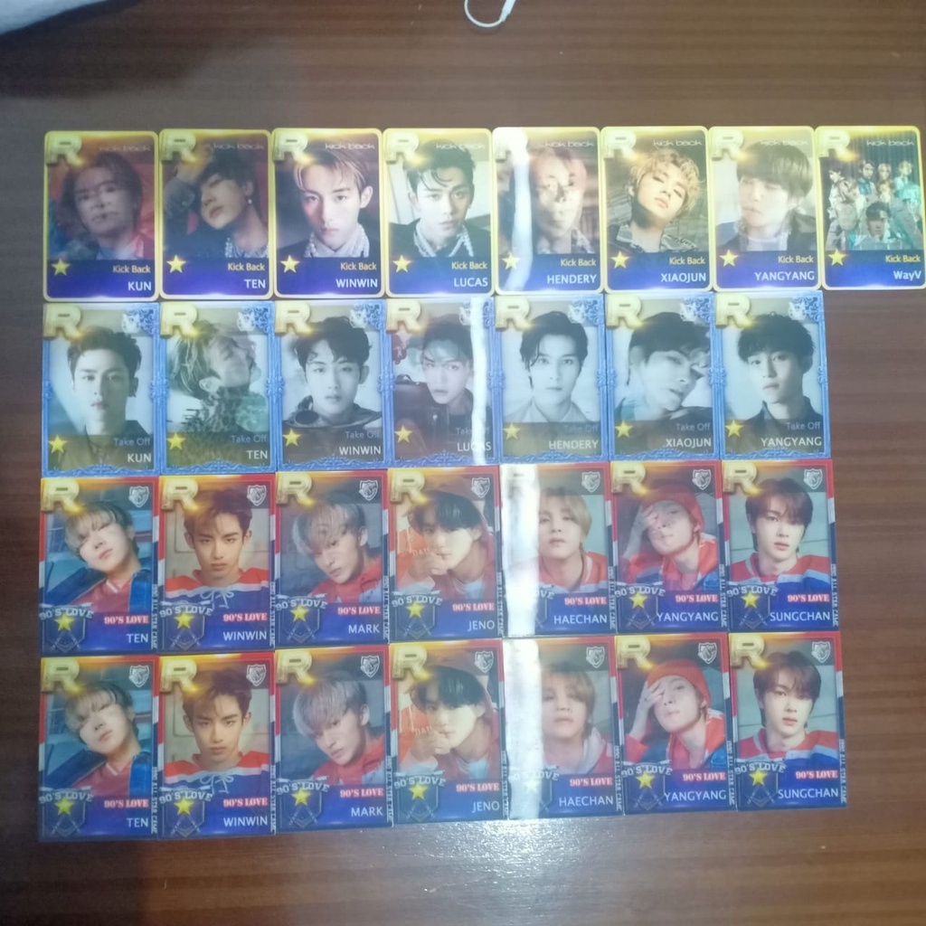 LENTICULAR FANMADE 90S LOVE / KICK BACK / TAKE OFF WAYV NCT