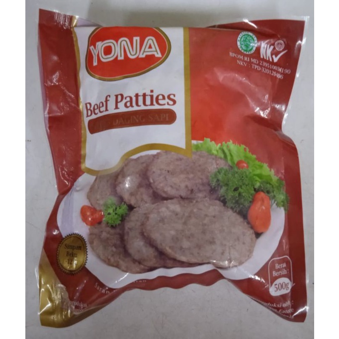 

Yona Beef Patties 500 gr/1 kg