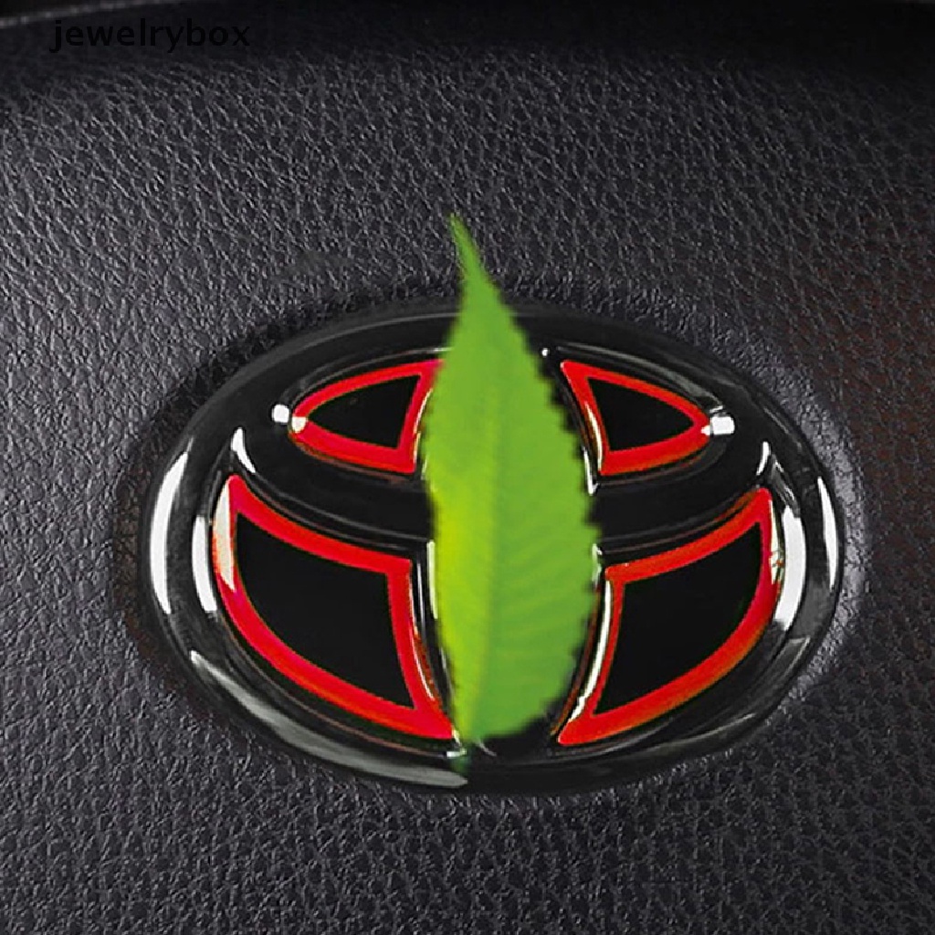 (Box) Stiker Emblem / Badge Roda Depan / Belakang Mobil Untuk Toyota