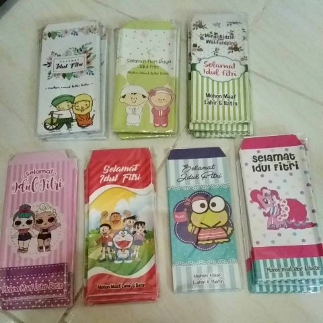 

Amplop Lebaran Glossy Tebal per Pack isi 10