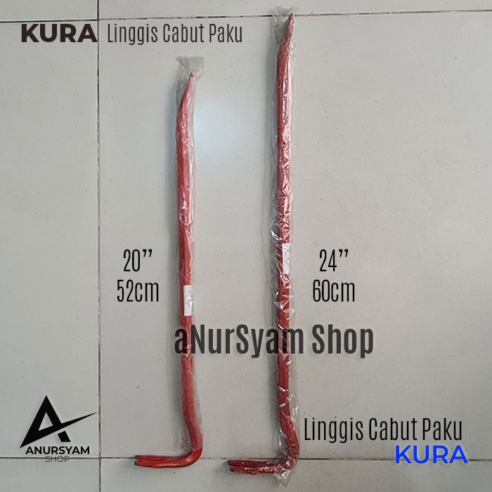 Linggis Cabut Paku 24" 60cm KURA/ Linggis Cabut Paku 60cm