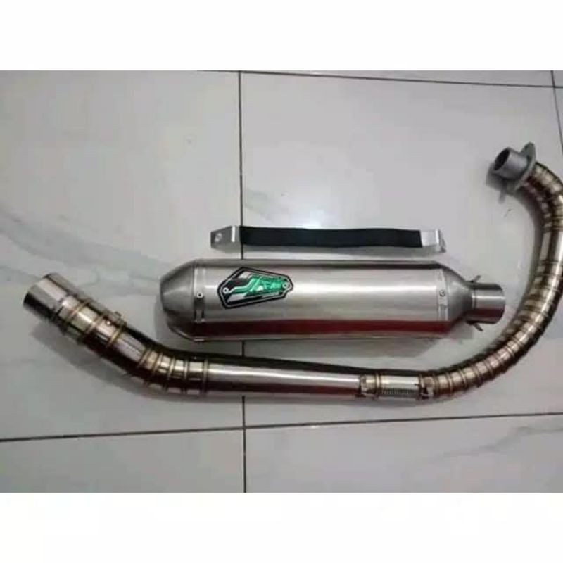 KNALPOT RACING KAPSUL JRM LEHER FULL CACING TIGER MEGAPRO CB old DLL