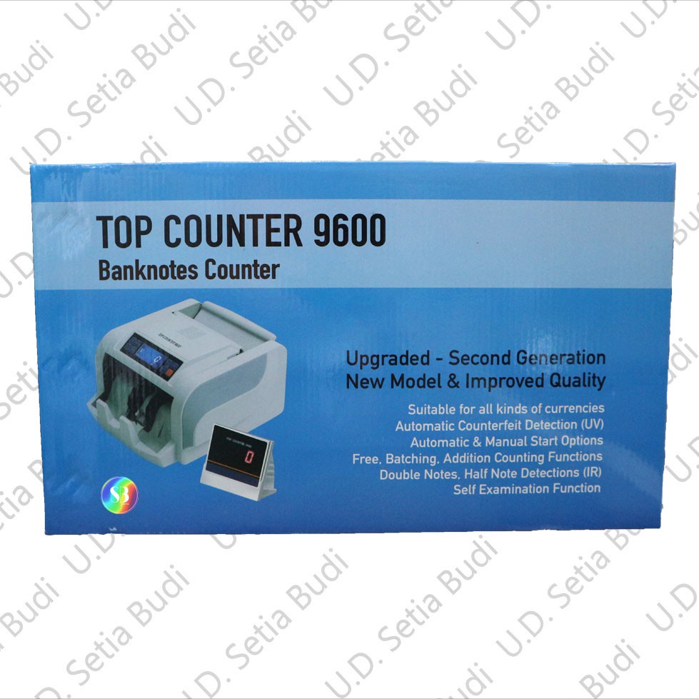 Mesin Penghitung Uang TOP COUNTER 9600 Asli dan Bergaransi