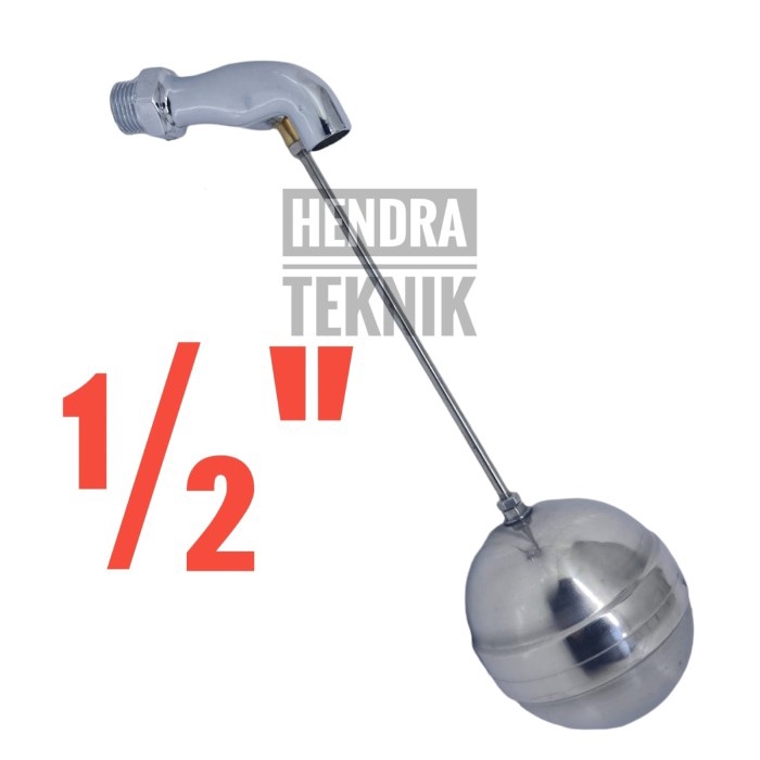 PELAMPUNG BOLA 1/2" SKL PELAMPUNG TANDON STAINLESS 1/2 INCI CROM