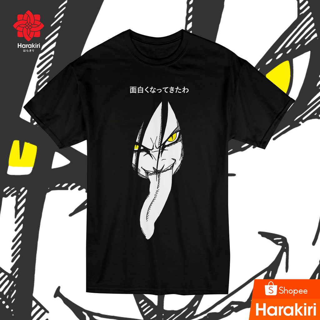 KAOS ANIME TSHIRT JEPANG HARAKIRI "OROCHIMARU"