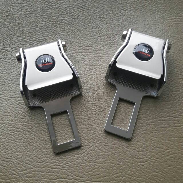 Colokan Seat belt Safety Belt Logo Honda 2in1 Brio