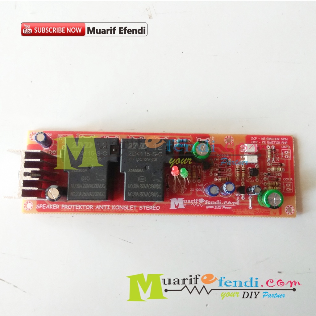 KIT SPEAKER PROTEKTOR ANTI KONSLET STEREO PROTECTOR OCP 068M KOLDI