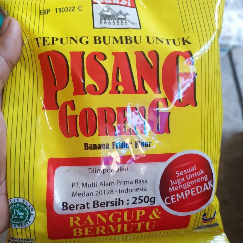 

Tepung Pisang Goreng Adabi 250gr