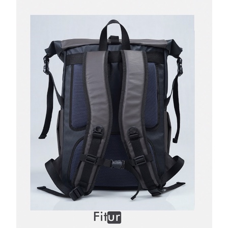 AILERON BLACK GREY |MANNEEDME x URBAN| Tas Ransel Punggung Pria Backpack ORIGINAL