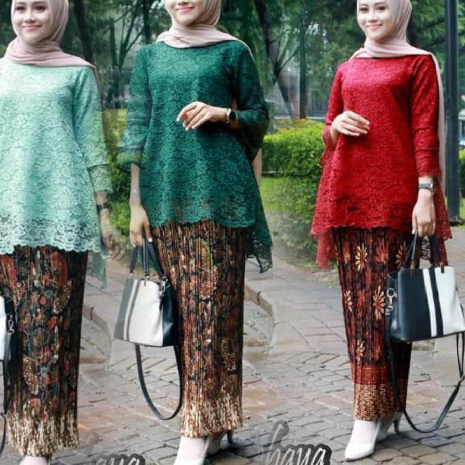 ☃   KEBAYA JUMBO - Kebaya Rinjani - Baju Ukuran Besar - Kebaya Modern - BIG SIZE - LD 130cm ❉
