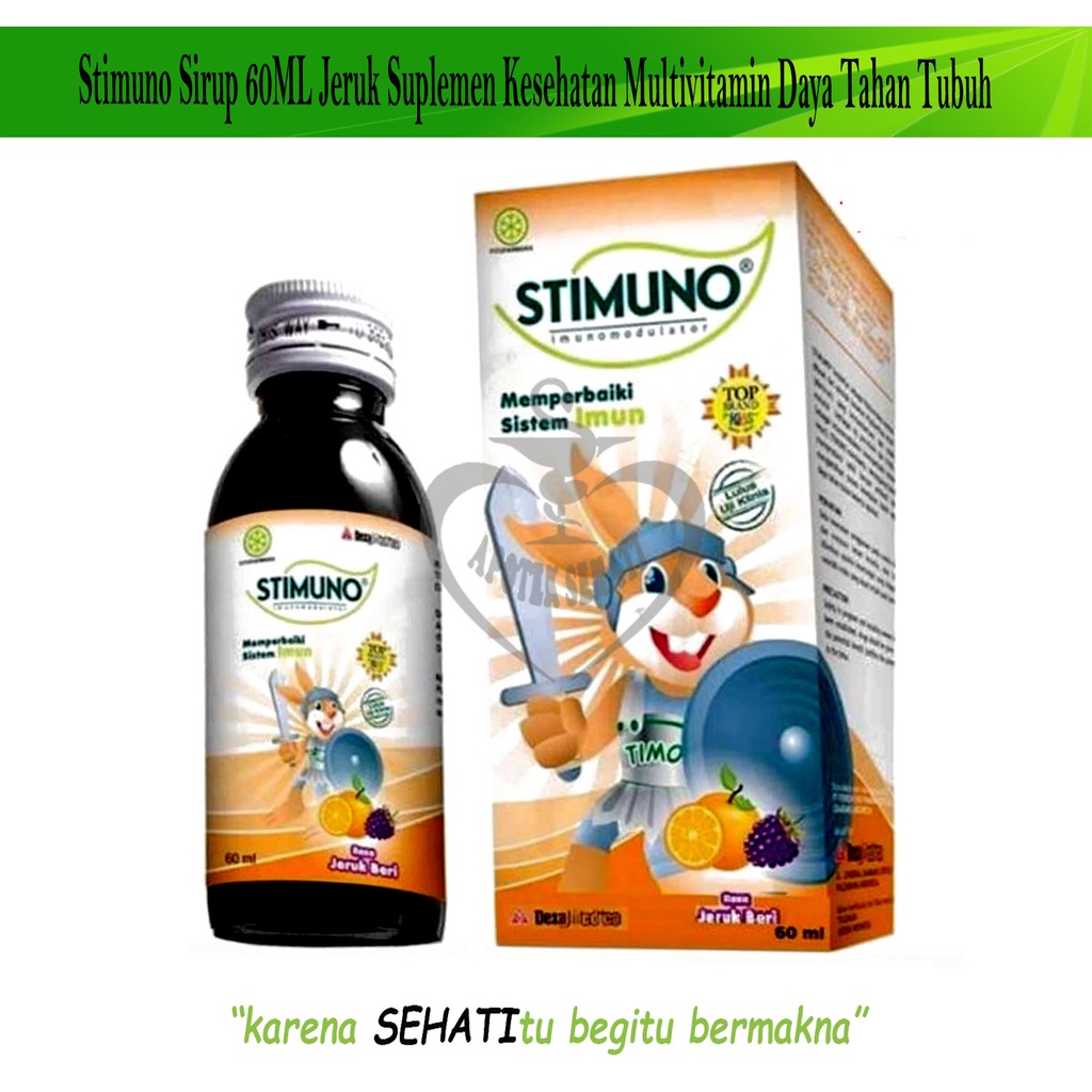 Stimuno Sirup Anak Suplemen Daya Tahan Tubuh Syrup Ekstrak Meniran