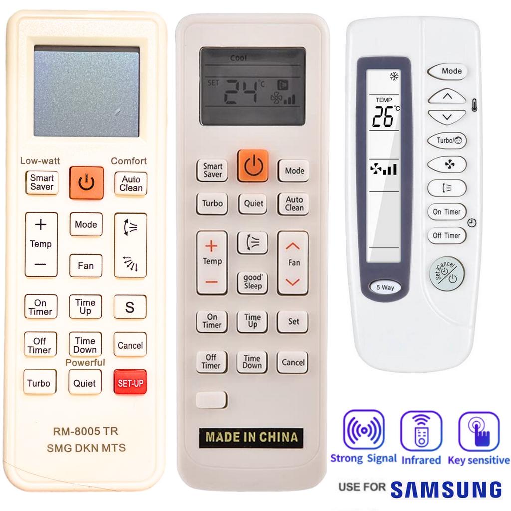 REMOTE AC SAMSUNG DAIKIN MITSUBISHI UNIVERSAL RMK8005 TR