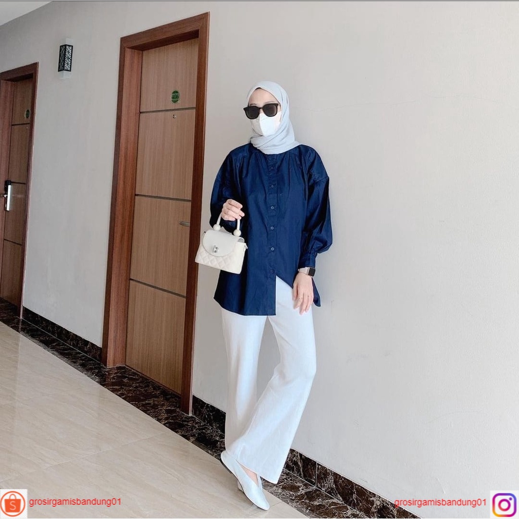 Estilia Top | Blouse OOTD Korean Style | Fashion Muslim Wanita | Atasan Wanita | Pakaian Muslim | Bu