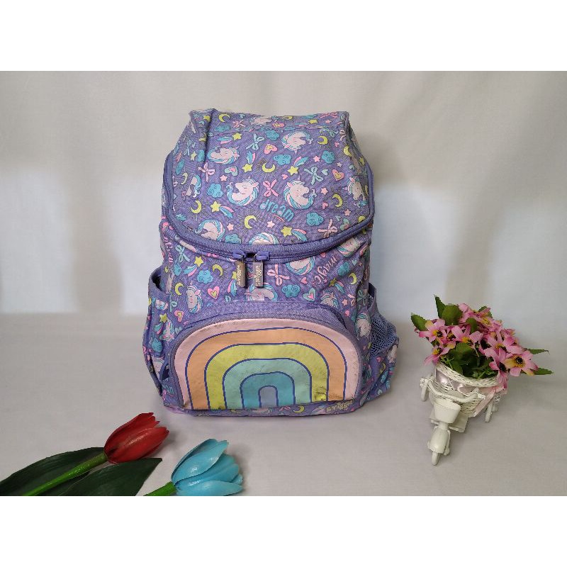 Smiggle Backpack Unicorn Hoodie-(RGL)