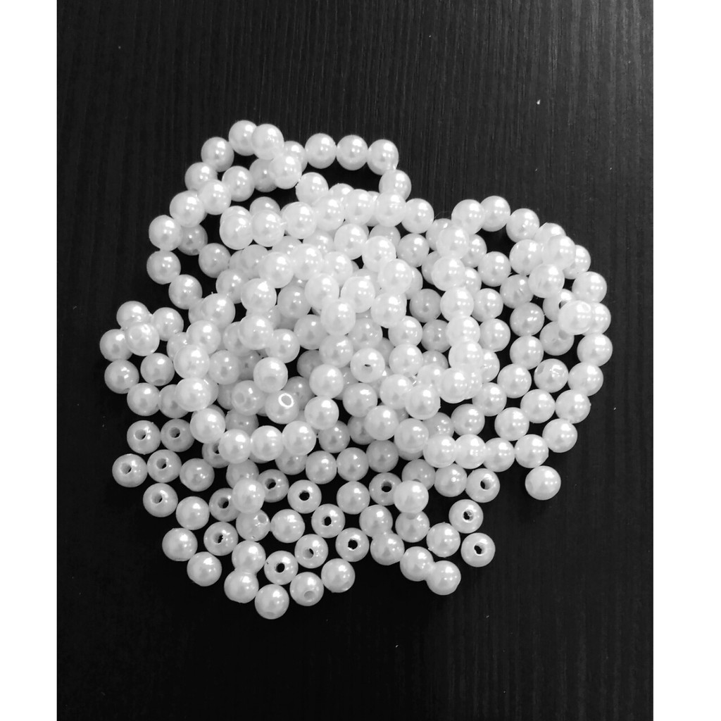 Manik manik/mute Mutiara Sintetis 6mm