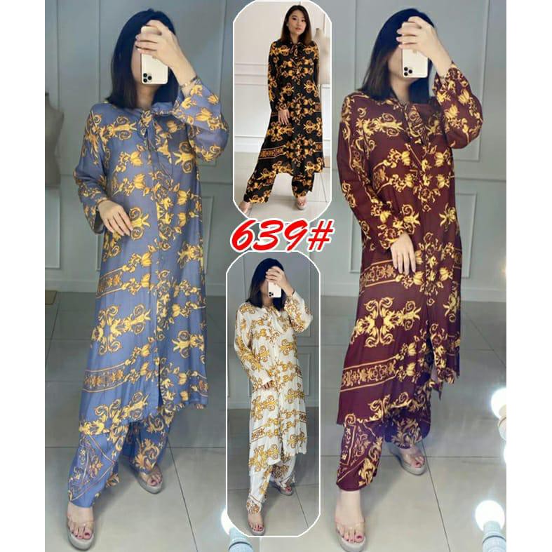 Vanesha Margaretta - 629#Setelan muslim/ fashion wanita/set fashion wanita/set batik bahan rayon